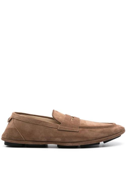 MOCASSINO DRIVER IN SUEDE CON LOGO Dolce & Gabbana | A50599AS70780024